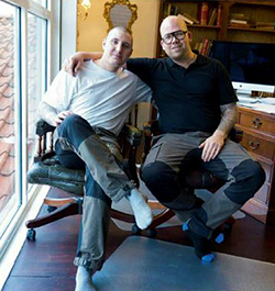 Pipelines grundare, Jonathan Becker och Niklas Wennström.