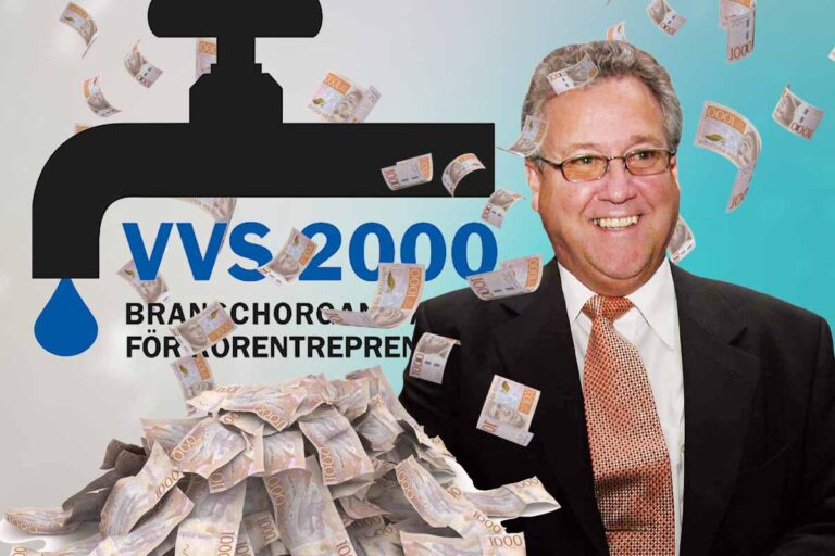 Conny Björk var ordförande i organisationen VVS 2000.