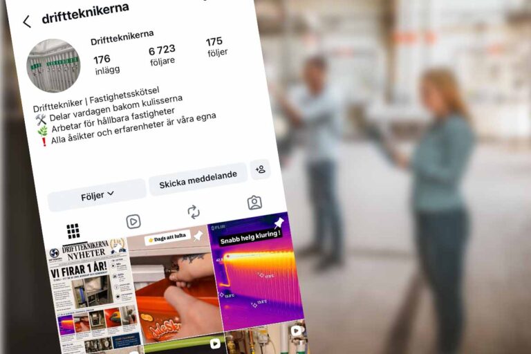 Personerna bakom Instagramkontot Driftteknikerna vill ha fokus på fastighetsfrågor.