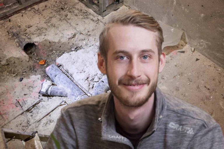 Dino Bojadzic på Tuna Entreprenad om utmaningarna under marken. Foto: Privat/David Lagerlöf