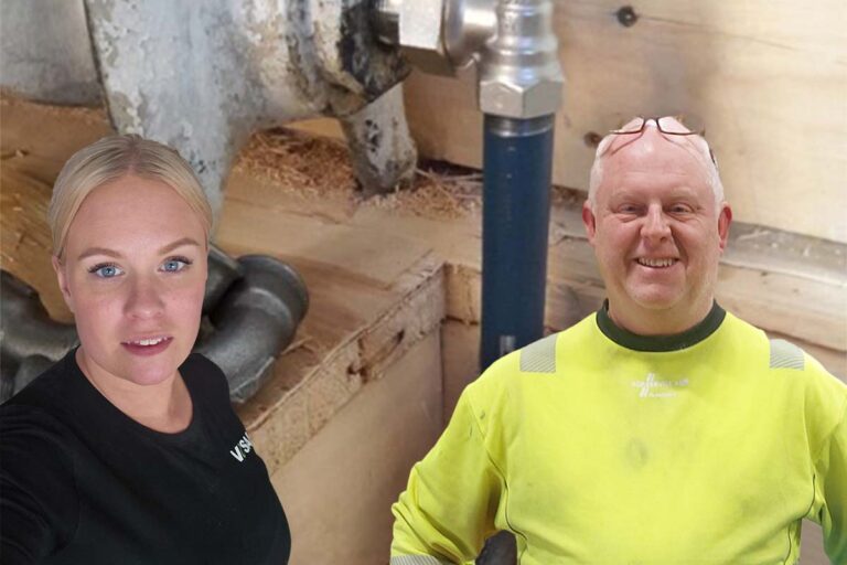 VVS-montörerna Sara Boivie och Håkan Nilsson föredrar modernare material.