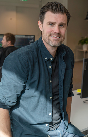 Andreas Udd, vd i Stockholms­företaget VRA. Foto: Lars-Göran Hedin