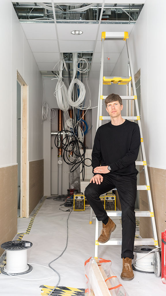 Jonas Anund Vogel är föreståndare för Live-in Labs. Foto: Charlotta von Schultz