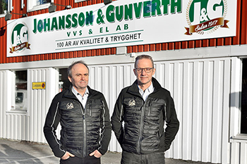 De båda delägarna Lennart Andersson och Joakim Weiss. Foto: Per Stålfors