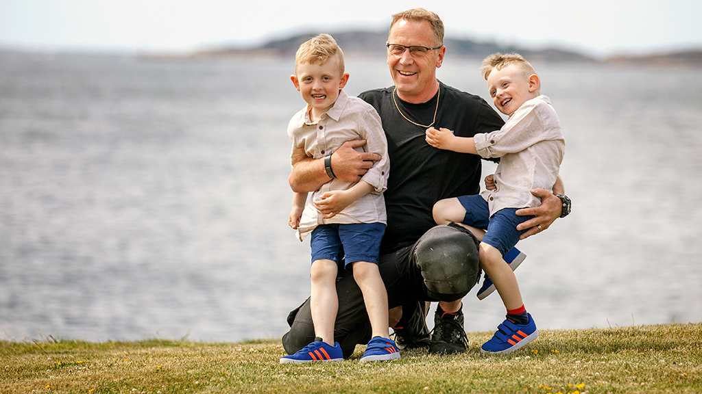 Barnbarnen är en viktig del av livet. Foto: Lasse Edwartz