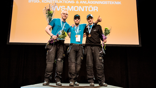 Andreas Winberg, Anton Hasenstrauch och Andreas Svensson. Foto: Pontus Orre